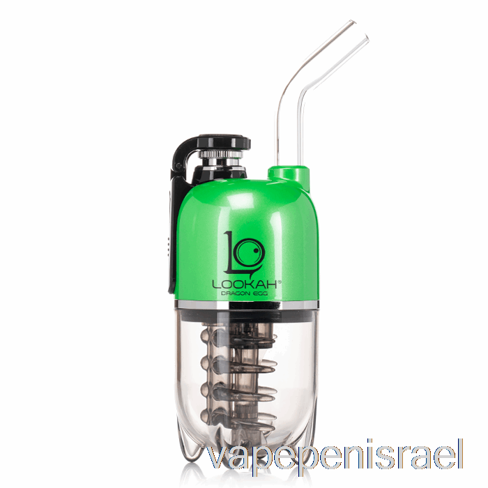 חד פעמי Vape Israel Lookah Dragon Egg E-rig Vapor Kit ירוק